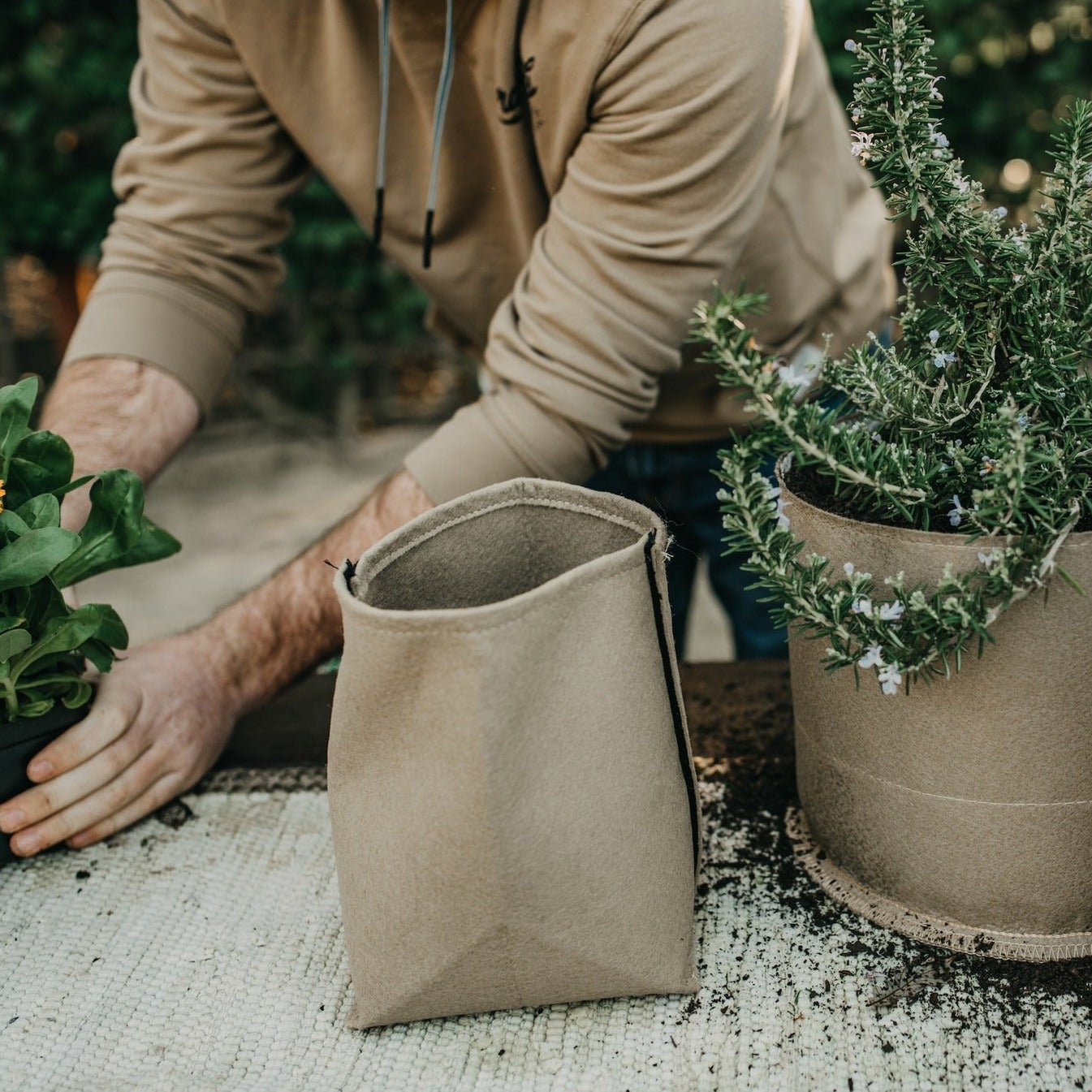 Living Soil Fabric Pots